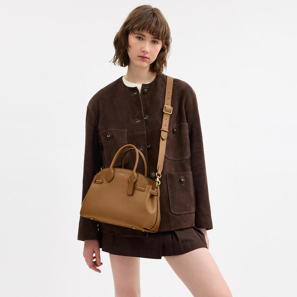 Coach Soft Empire Carryall Bag 28 - Picture 2 of 9
